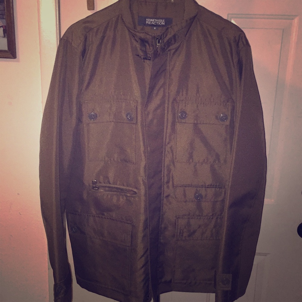 Green bomber/military jacket-Kenneth Cole